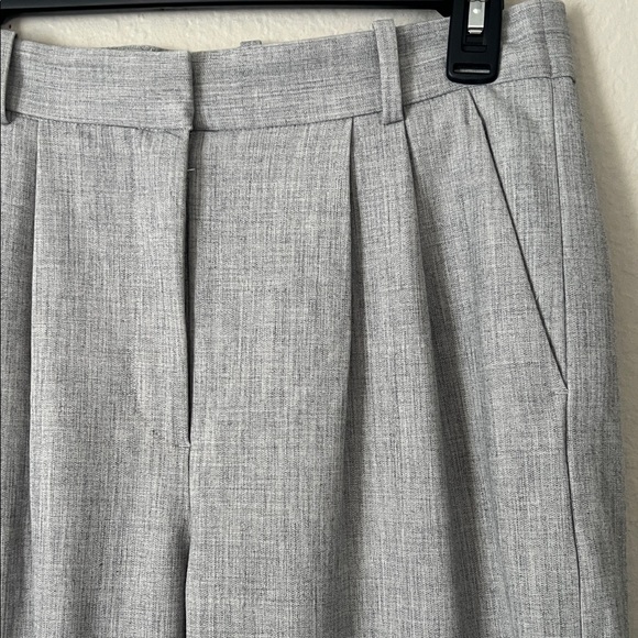 Abercrombie & Fitch Sloane Tailored Wide Leg Pants Gray in Size 6 - Picture 3 of 14